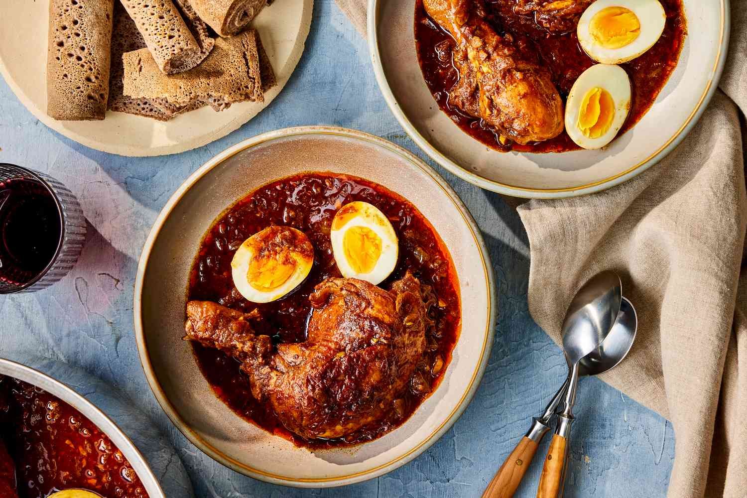 Doro Wat: Kari Ayam Pedas Khas Ethiopia dengan Telur Rebus